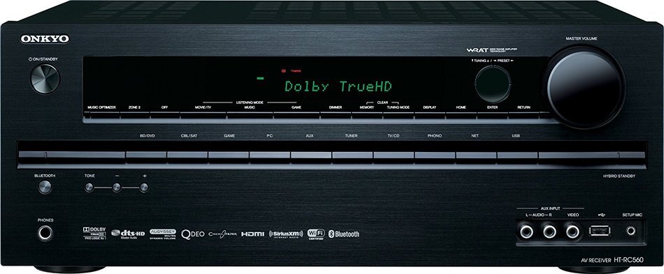 Onkyo HT-RC560 7.2-Channel Network A/V Receiver (Built-in Wi-fi & Bluetooth)
