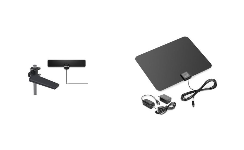 Amplified HDTV Antenna 50 Mile Ultra-Thin Flat Digital Indoor N3