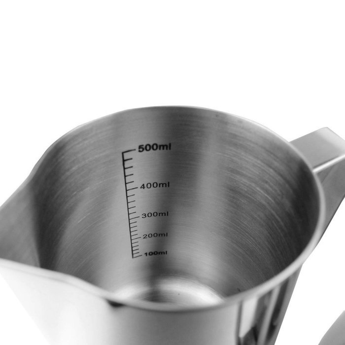 Awtang Stainless Steel Milk Frothing Pitcher Coffee Cappuccino Milk Frothing Jug 300ml 500ml N4