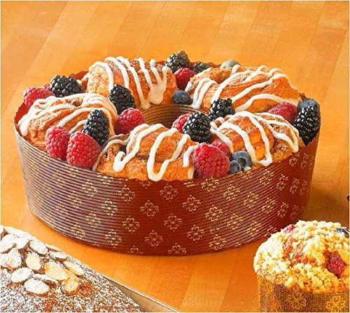 Paper Ring Bundt / Angel Food Cake Pan 7 7/8'' x 2 3/8'' - 12 pcs