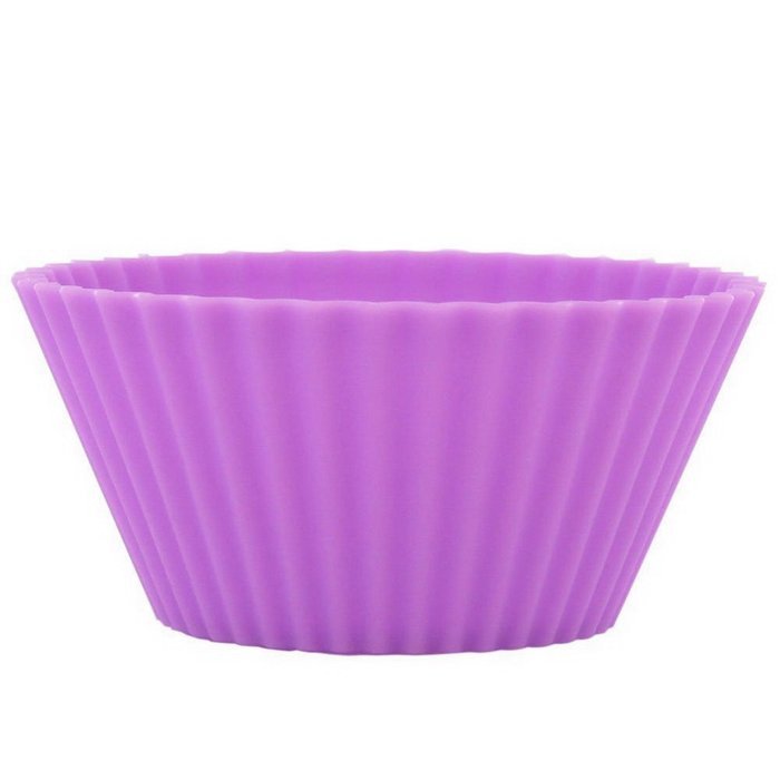 Dimart 12 Sets Non Stick Cupcake Silicone Mould Muffin Cake Baking Mat DIY N3