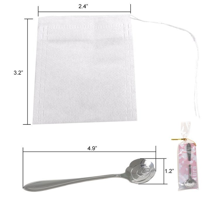 Tea Filter Bags, Unbleached 100% Natural Empty tea bags for Loose, Herbal, Green & Weight Loss Tea - Nuiby Disposable... N6