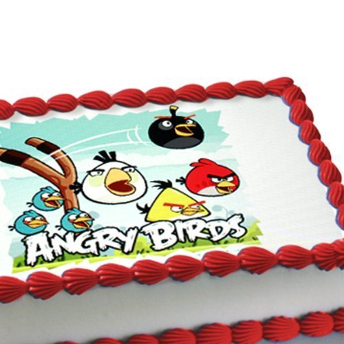 1 X Angry Birds Edible Image Cake Topper N2