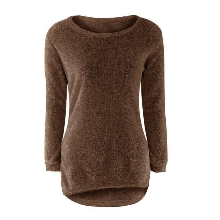 Fashion Sweaters,Morecome Womens Casual Solid Long Sleeve Jumper Sweaters Blouse N23