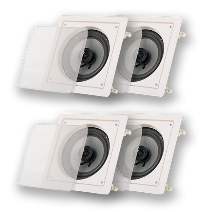 Acoustic Audio CS-I62S-2PR 250 Watt 6.5" 2-Way Home Theater In-Wall/Ceiling Speakers (2-Pair)
