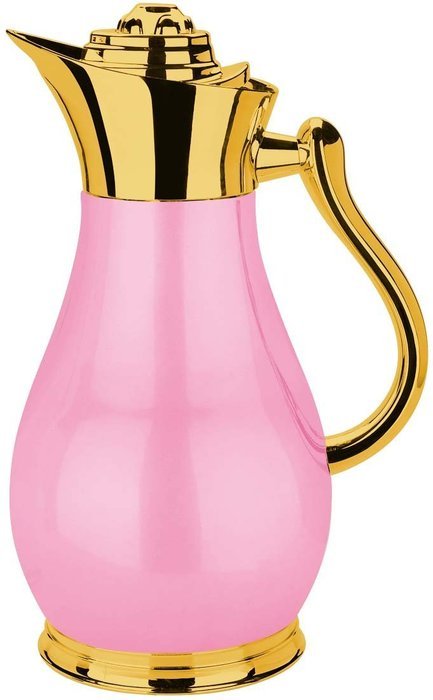 Premium 34 Oz Thermal Coffee Milk Carafe Stainless Steel Carafe Coffee Pot (Pearl White) N2