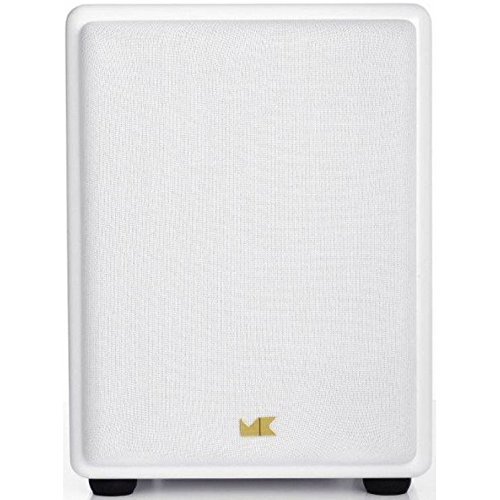 M&K Sound V8 Series Single 8-inch Forward Facing Active Subwofer (White) N2