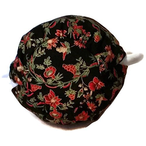 Teapot Cozy with Red poinsettias for 5-8 cup teapot #345 N4