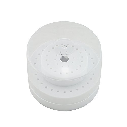 Carejoy&reg; Rotating Bur Holder Jewelers Burs Case Bur Block / Holder / Box Round Shape 60 Holes N2