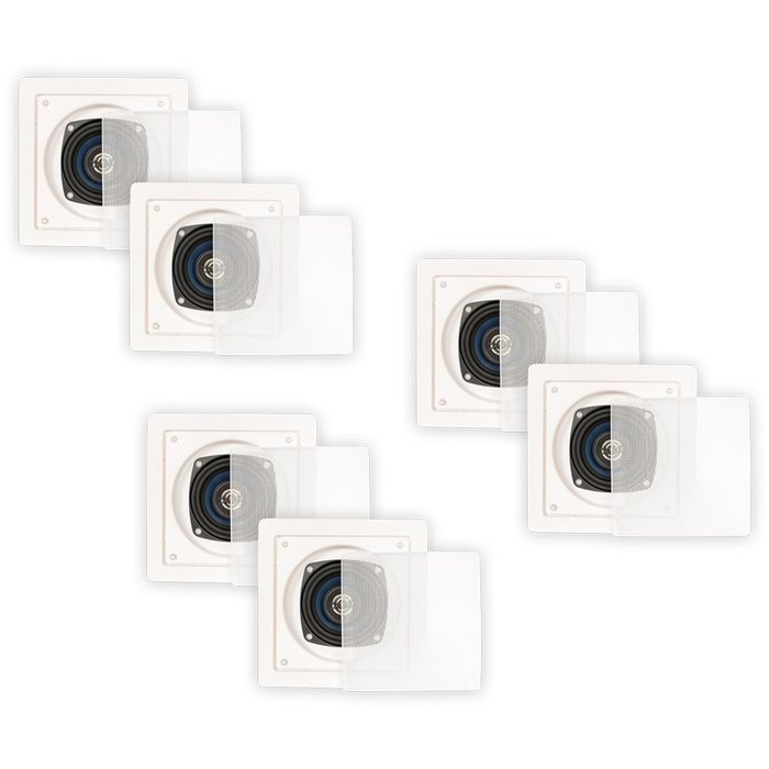 Blue Octave LS42 In Wall In Ceiling Speakers Home 1260 Watts New 3 Pair Pack LS42-3PR
