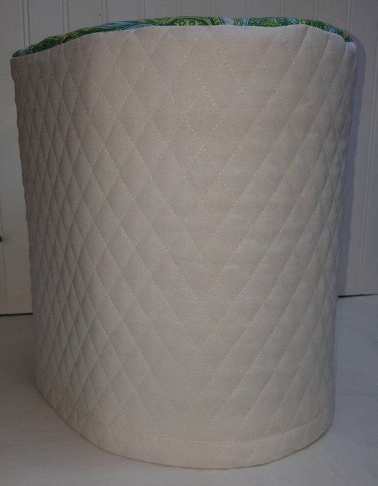 Quilted Green Blue Paisley Keurig Coffee Brewing Systems Cover (K2.0 K200 & K250, Navy Blue) N3