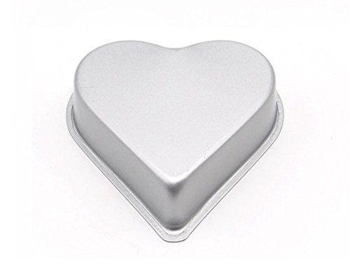 Astra shop Non-Stick Mini Heart Pan Cake Pan, Set of 4 N4