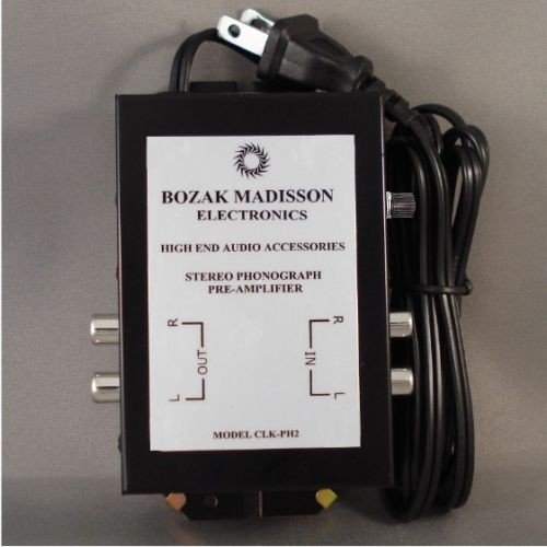Bozak Madisson Phono Preamp Preamplifier, Turntable Amplifier Pre-Amp