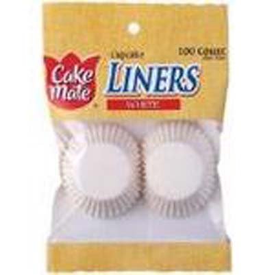 Cupcake Liners-Mini White