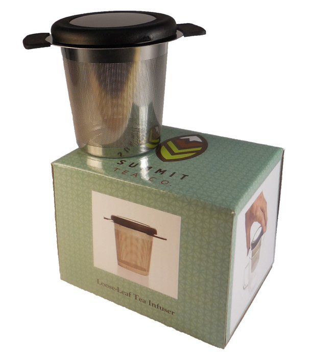 Summit Tea Best Medium Tea Infuser &ndash; Premium Stainless Steel Medium Tea Strainer Basket with Extra Fine Mesh and... N3