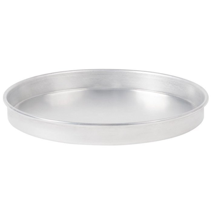 American Metalcraft A4009 9" x 1" Standard Weight Aluminum Straight Sided Pizza Pan