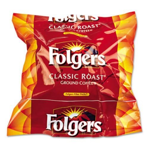 Folgers&reg; Coffee Filter Packs, Classic Roast, .9Oz, 160/Carton