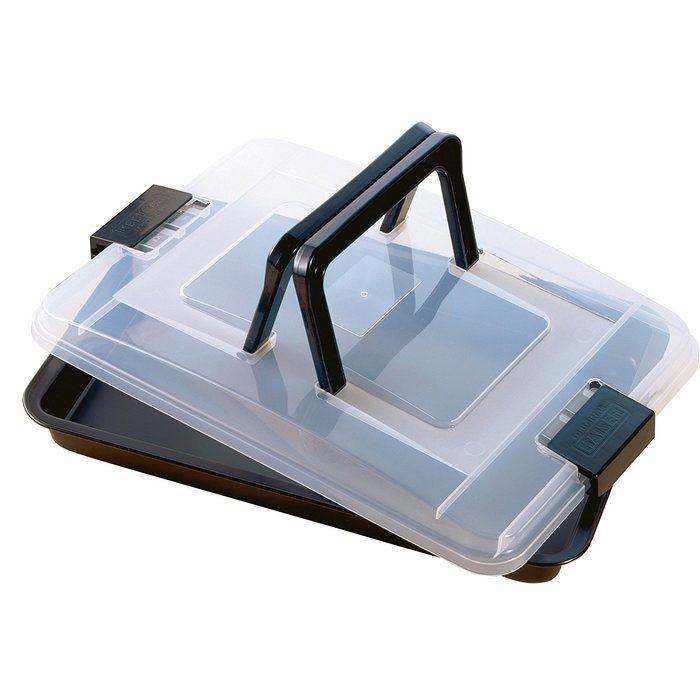 Kaiser 750002 Baking Pan with Lid , Black/Transparent