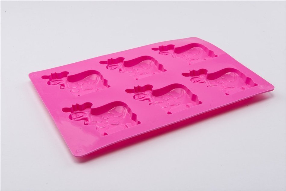 6 Cavity Little Caw Shape Cake Mold Cartoon Baking Handmade Mould N4