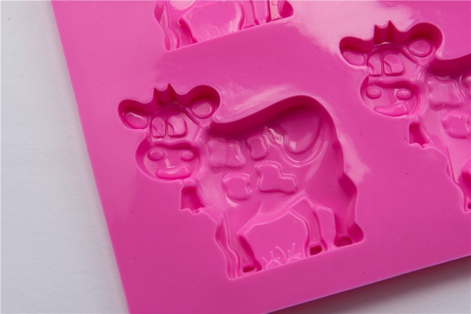 6 Cavity Little Caw Shape Cake Mold Cartoon Baking Handmade Mould N5