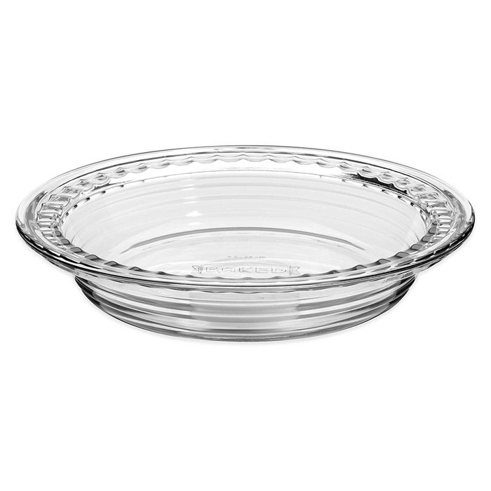 Anchor Hocking Glass 9.5 Inch Deep Pie Plate with Wide Fluted Edge