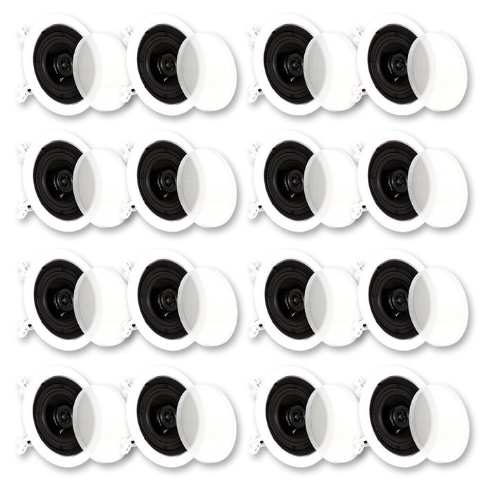 Theater Solutions CS4C In Ceiling Speakers Surround Sound Home Theater 8 Pair Pack 8CS4C
