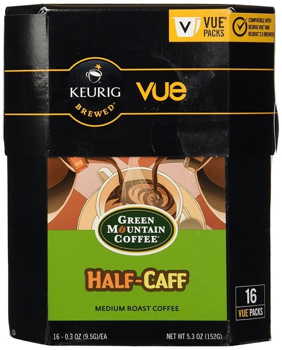 Green Mountain Coffee Half-Caff Vue Packs 16ct