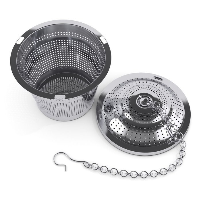 Tea Infuser PER-IHOME Set of 2 Stainless Steel Mesh Tea Filter - Perfect Strainer for Loose Leaf Tea N3