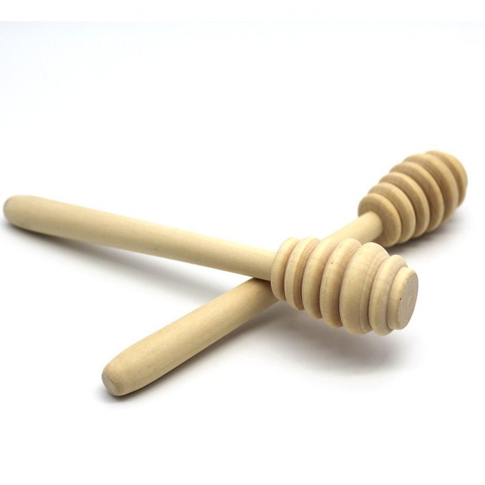 Icerain Portable Wood Honey Dipper Stirring Rod Wooden Muddler Honey Stick, Dipper for Honey, Jam or Sticky Food-Pack... N8
