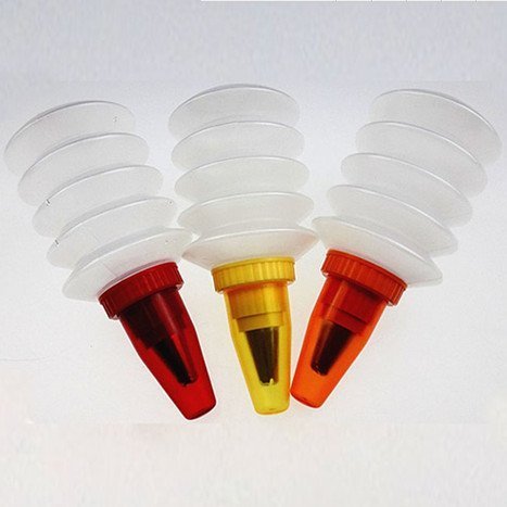 CXLKST Kitchen Reusable Icing Piping Squeeze Cake Decorating Bottle Nozzle Set N4