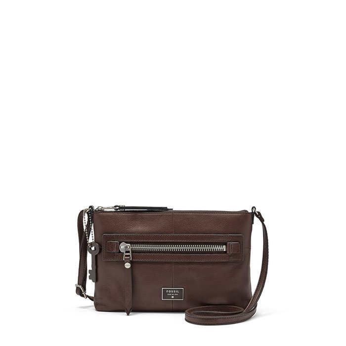 Fossil Dawson Crossbody Espresso ZB6577206 N3