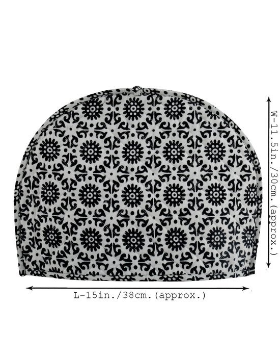 Blue Tea Cosy Cotton 15x11 Tea Cozy Printed Floral By Rajrang N17