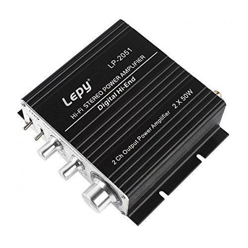 JouerNow LP-2051 250W 2 CH Output Power Audio Amplifier AMP HI-FI Digital Stereo N5