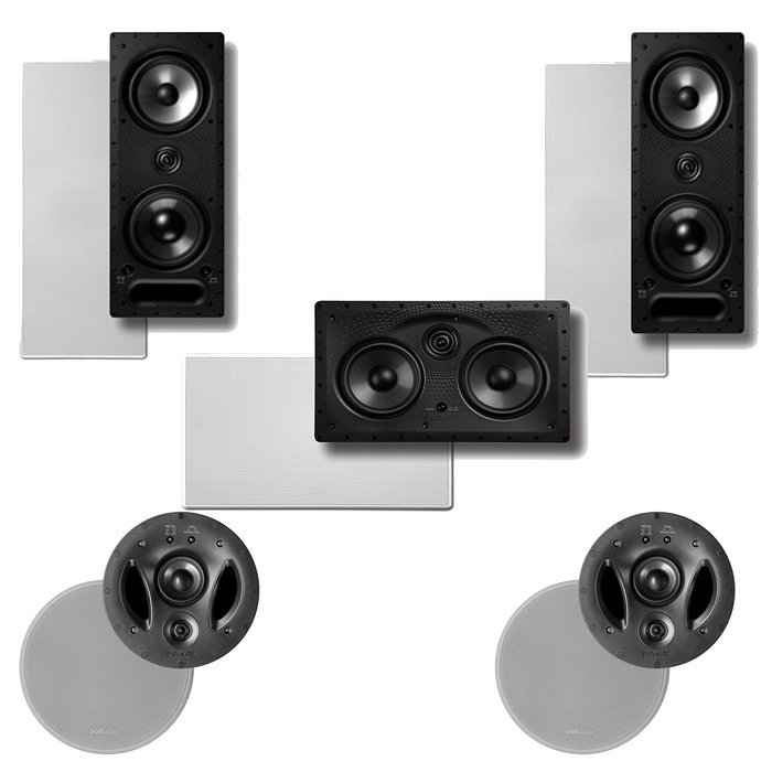 Polk Audio 900-LS In-Ceiling / In-Wall Speaker System Package