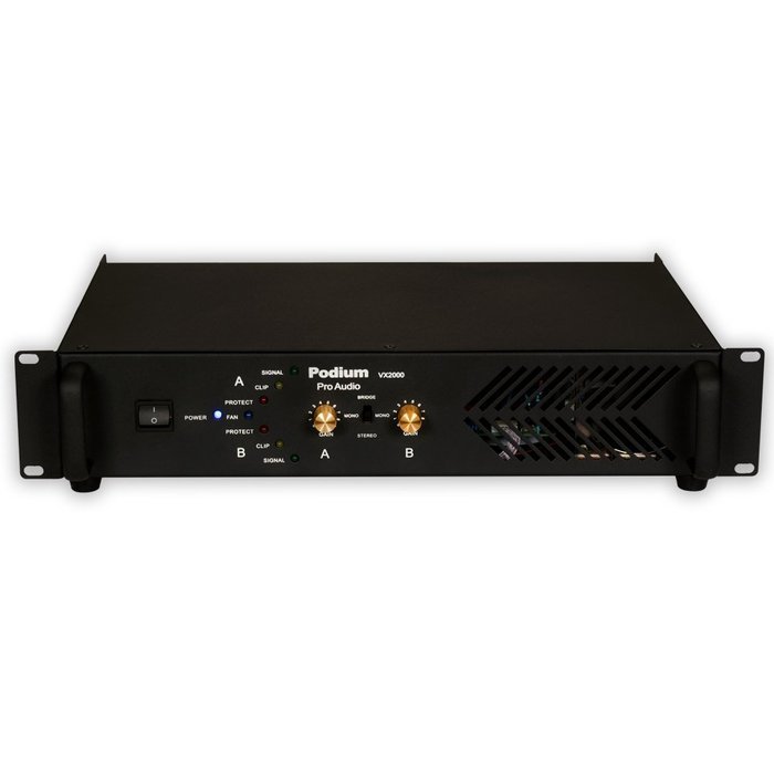 Podium Pro VX2000 DJ PA Band or Karaoke 2000 Watt Pro Audio Amplifier N2