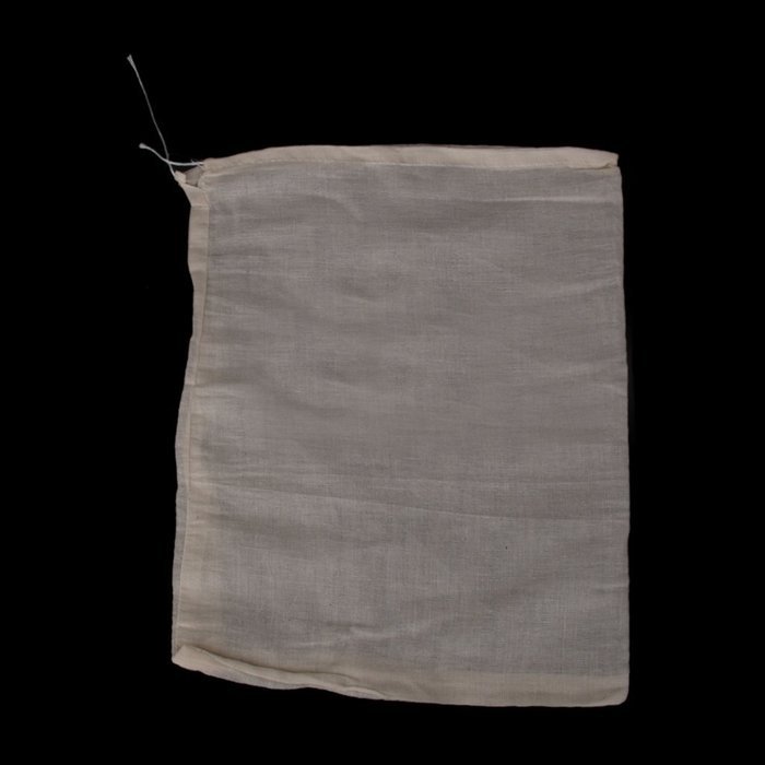 50pcs Drawstring Bags Nut Milk Tea Fruit Juice Strainer Filter Bag (white, 11 x 8cm) N41