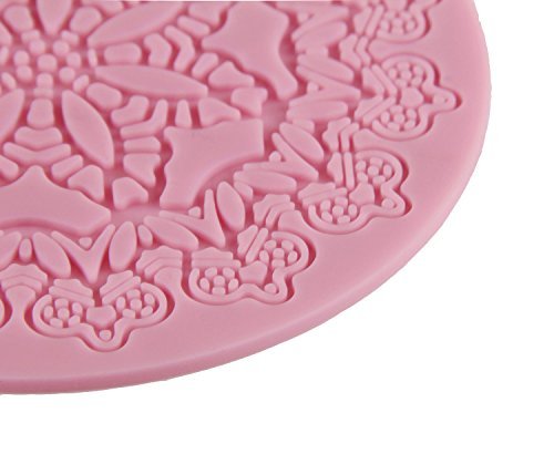 Creblue Decoration New Cake Silicone Fondant Crown Lace Mold Cake Decorating Tools Baking Kitchen Accessories... N6