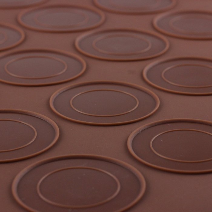 Mujiang Silicone Macaron Kit Decorating Piping Pot Pastry Baking Mat Capacity 30 N7