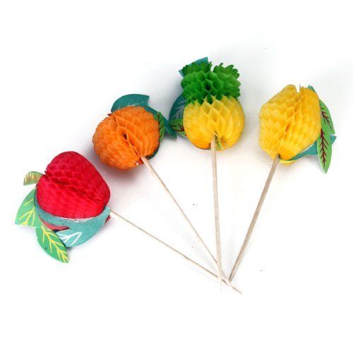 Approx. 50pcs Fruit Cake Decoration Cupcake Picks N2