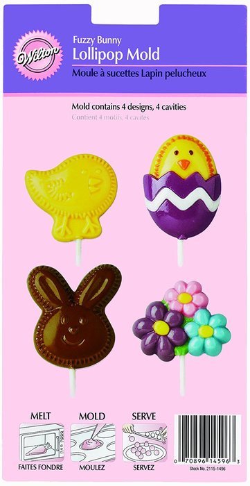 Wilton Hoppy Easter Pretzel Candy Mold N4
