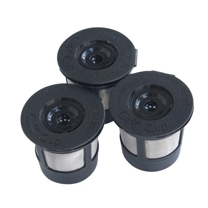 Dreamtop 3 Pack of Reusable Solo Keurig Coffee Pod Filters Stainless Mesh N4