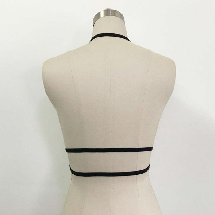 Bra Top ，Beautyvan Comfortable Fashion Women Ladies Alluring Bandage Elastic Cage Bra Bustier (XL, Black) N5