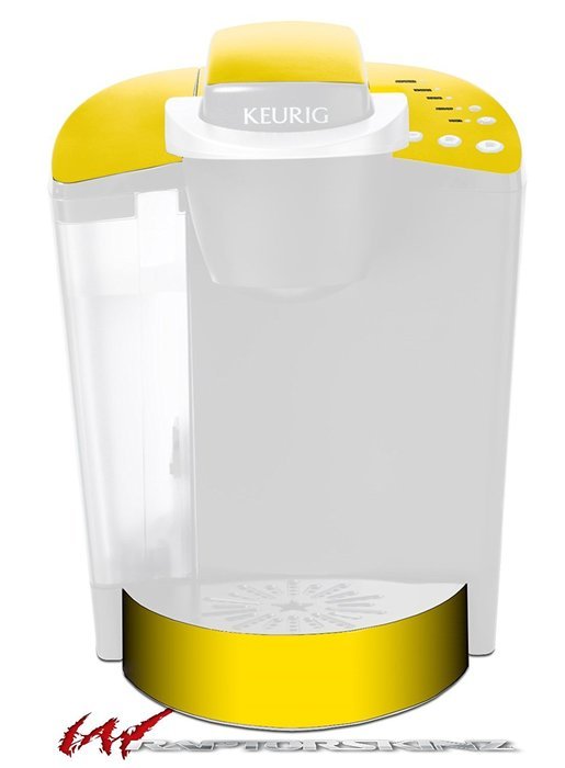Solids Collection Yellow - Decal Style Vinyl Skin fits Keurig K40 Elite Coffee Makers (KEURIG NOT INCLUDED)