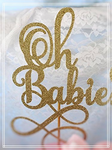Oh Babies Twin Baby Shower Cake Topper N5