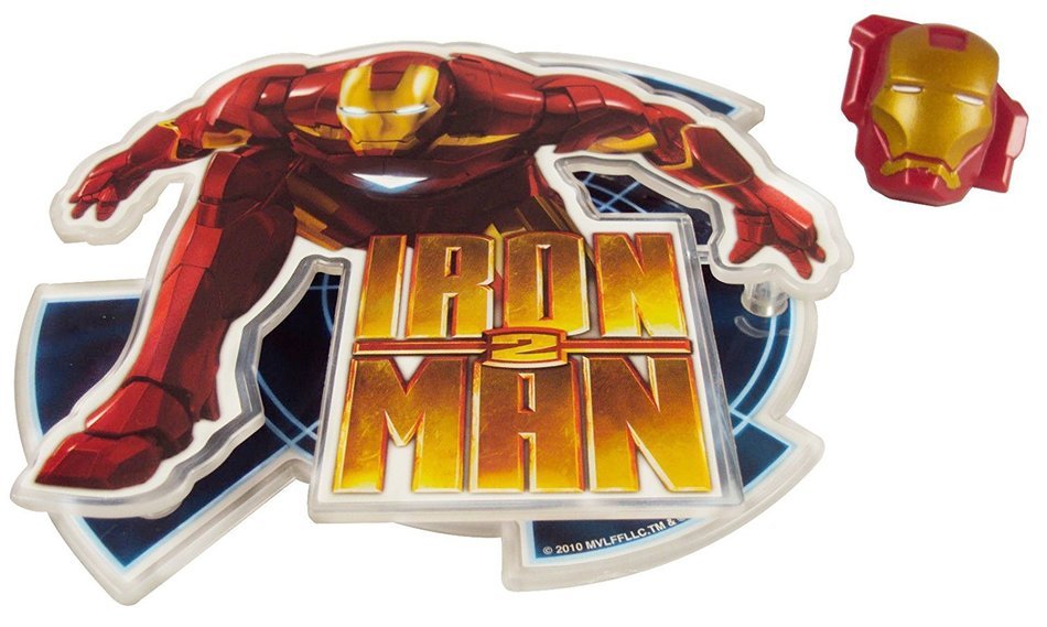 DecoPac, Iron Man 2, Cake Decorating Kit, Includes Topper and Ring. N4