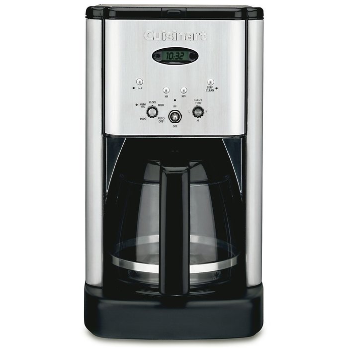Cuisinart DCC-1200BCH Brew Central 12 Cup Programmable Coffeemaker, Black Chrome