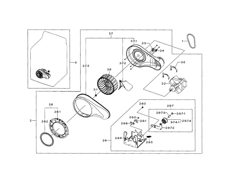 SAMSUNG DC66-00402A ROLLER-IDLER WINGS-D OEM Original Part