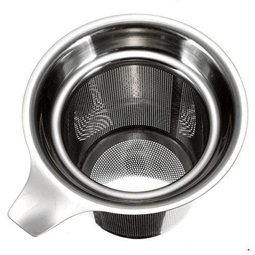 Stainless Steel Mesh Tea Coffee Strainer Drain Infuser Tea Tea Filter Diffuser Intervals Filter Inner Cup 8.8X7.5cm N4