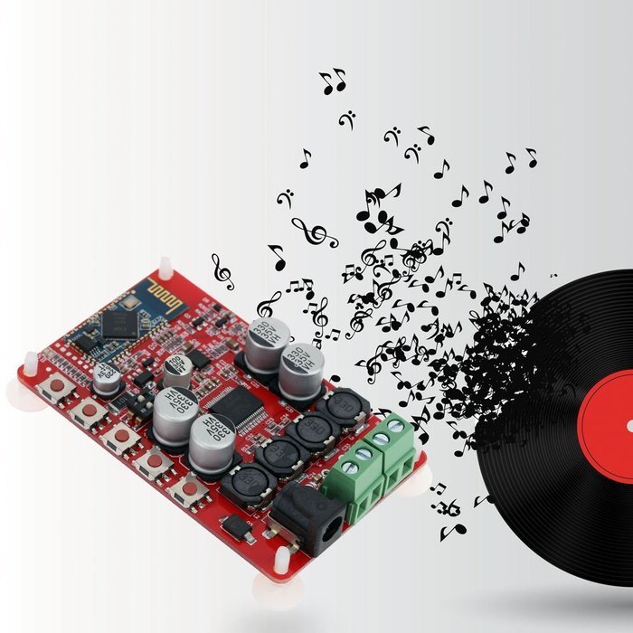KKmoon TDA7492P 225W Wireless Bluetooth 4.0 Audio Receiver Digital Amplifier Board Module N5