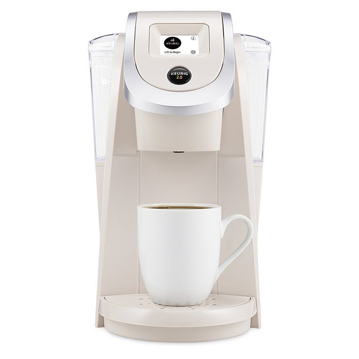 Keurig K250 Coffee Maker, Sandy Pearl (New Packaging)